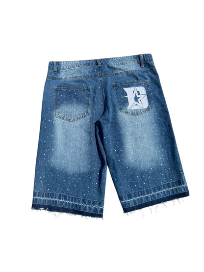 Rhinestone Jorts